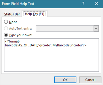 Encode Data in BI Publisher Form Field